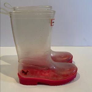 American Girl Welliewisher rain boots. Size 12/13